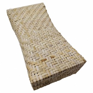 新款 凉爽手编空心竹木透气凉枕助睡眠 长方单人颈椎枕天然藤枕夏季