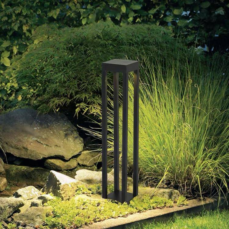 草坪灯现代简约院户外水led方形暖光7BL—8608w观灯花园灯高景杆