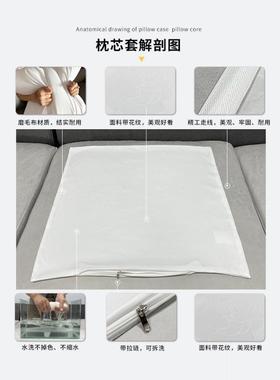 靠枕抱方枕枕芯靠枕内胆内衬发布料沙靠9t1K7LlA背垫罩枕头靠长内