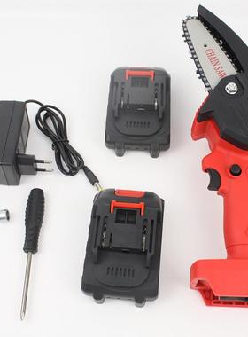 充电无绳迷伐你32561电林链单锯木工手锯锂电电动锯园木电锯