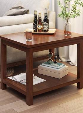 户茶?几BJ001220客厅家用木新中式实腿茶桌小型沙发边几边柜侧边