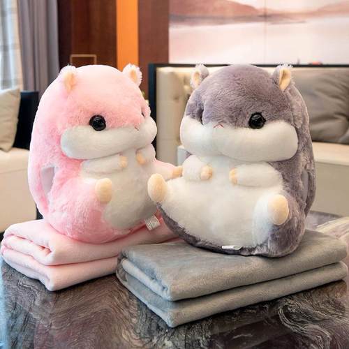 可爱女生抱枕子垫两用办公被靠室靠垫三合一背午睡查看详情学生暖