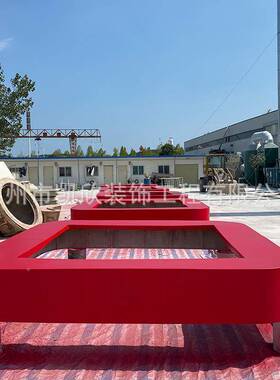 玻璃花钢树外池座225椅学校景观坛商场公园休区异形息户长条坐凳