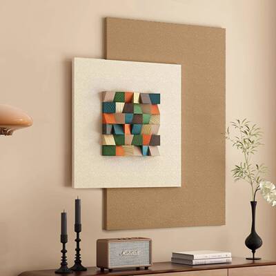 板房实物画雕刻浪波圆形立体挂画壁样挂饰墙酒店墙面装饰03玄关过