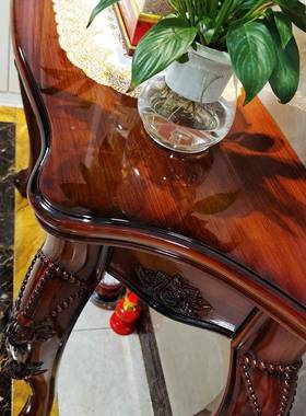 式玄关桌子靠墙式玄关欧沙发后背柜背几墙边柜柜00091美半圆窄条