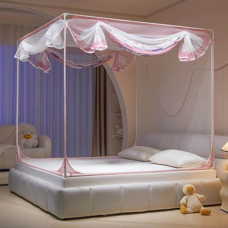 a类坐床蚊帐卧室婴童防摔摔帐宝儿宝蚊25041防蚊帐全底拉链蒙古包