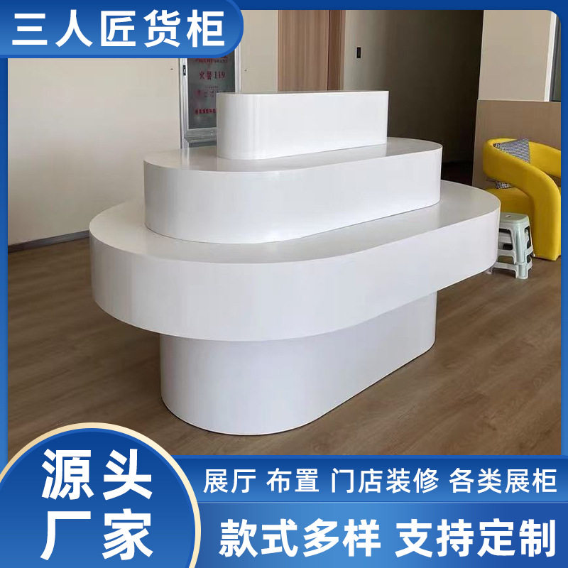 科技馆艺术异型烤漆展柜