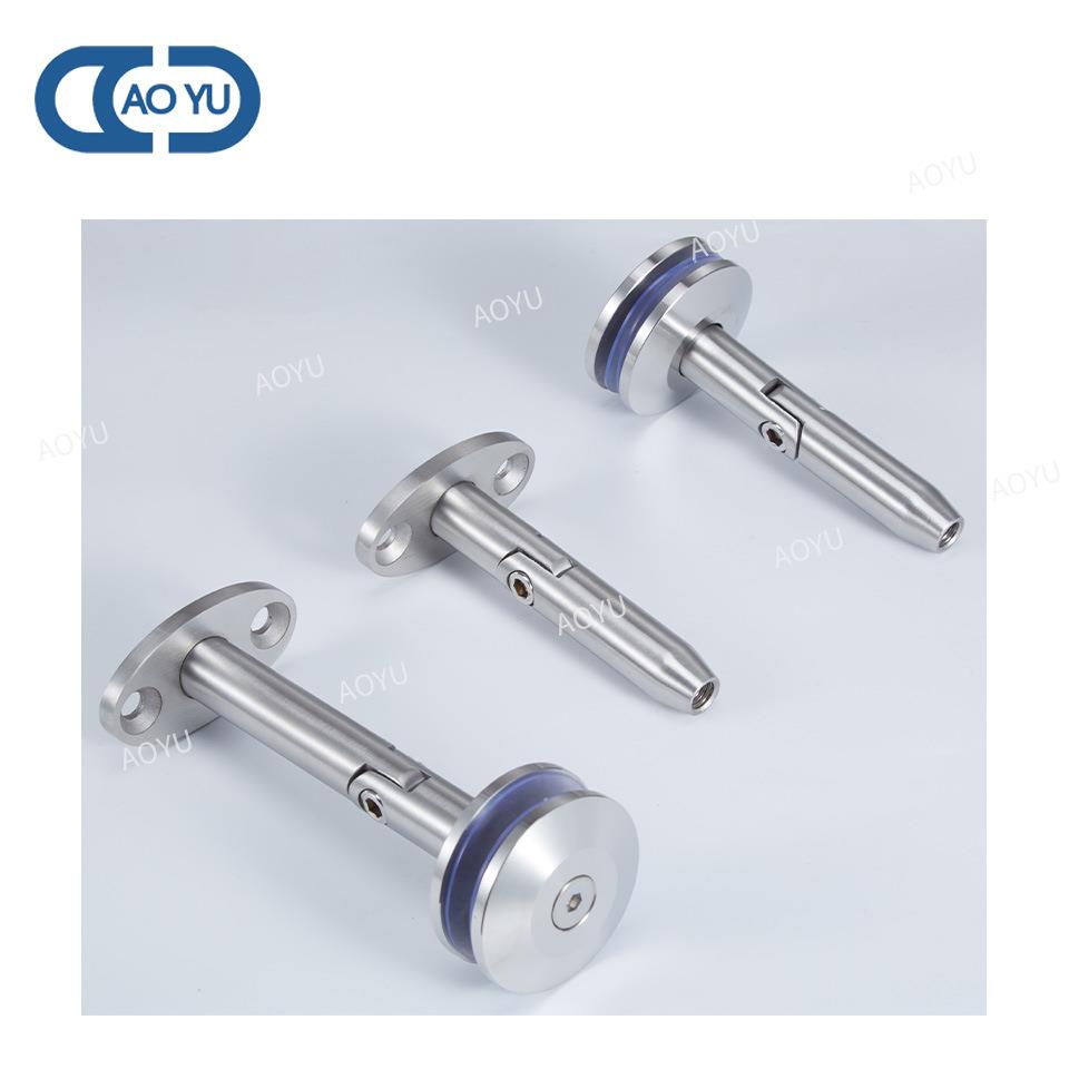 厂家遮直销304不943锈钢室外阳雨棚定连接件杆遮雨幕墙拉固固定配