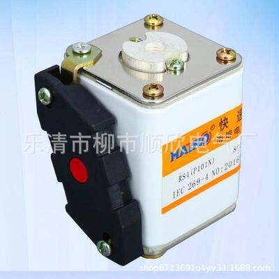 RS4(P保1熔01N)型快方P型单RS4(P101孔快速熔断器半导体护用熔断