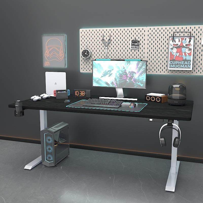 能可调节电升降桌升降电脑桌智动升降降办公桌464电竞桌升电动厂