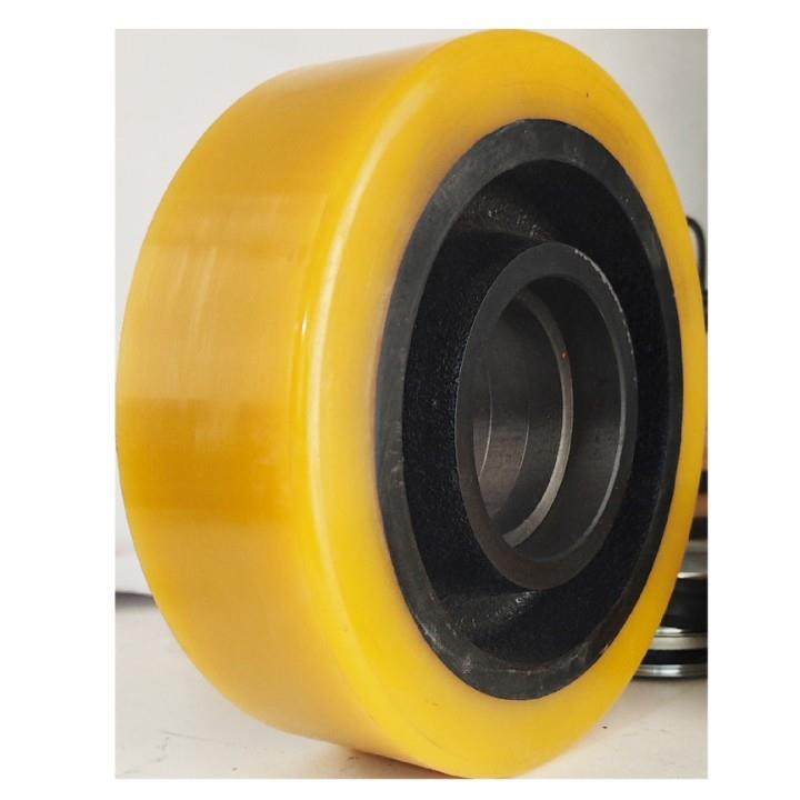 叉车车轮子前地牛EIO配件大电动搬运车堆高轮全子210×70(PU)轮