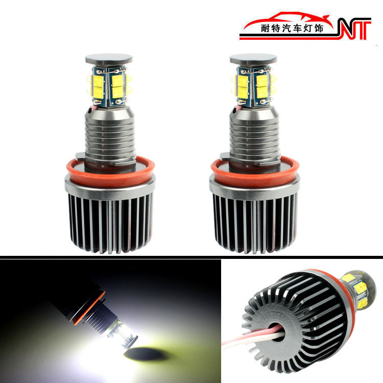 跨境主供 适用于宝马E92天使眼CREE H8 120W 6面发光 LED BMW雾灯