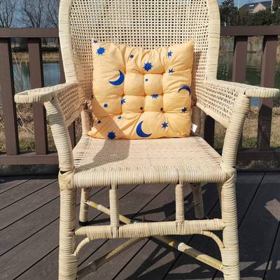 天然UQB藤椅人式高靠单背椅竹椅子老老人办公椅电脑椅椅藤编休闲