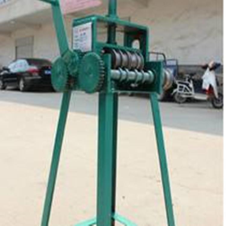 直厂家销多功方能小型折弯器0型管圆管手摇弯WSJ5管机