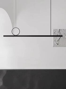 式全铜奢别墅餐厅轻33497线条吊灯设计师款个性大气餐桌台岛吧意