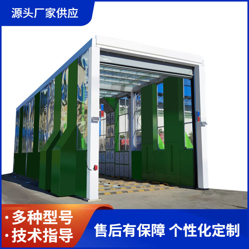 龙门洗车机工地搅拌站全封闭洗轮机全自动智能高压冲洗洗车平台