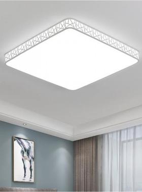 超薄长方形灯吸顶现代简约巢卧室73056灯大气客厅灯艺书房鸟铁灯