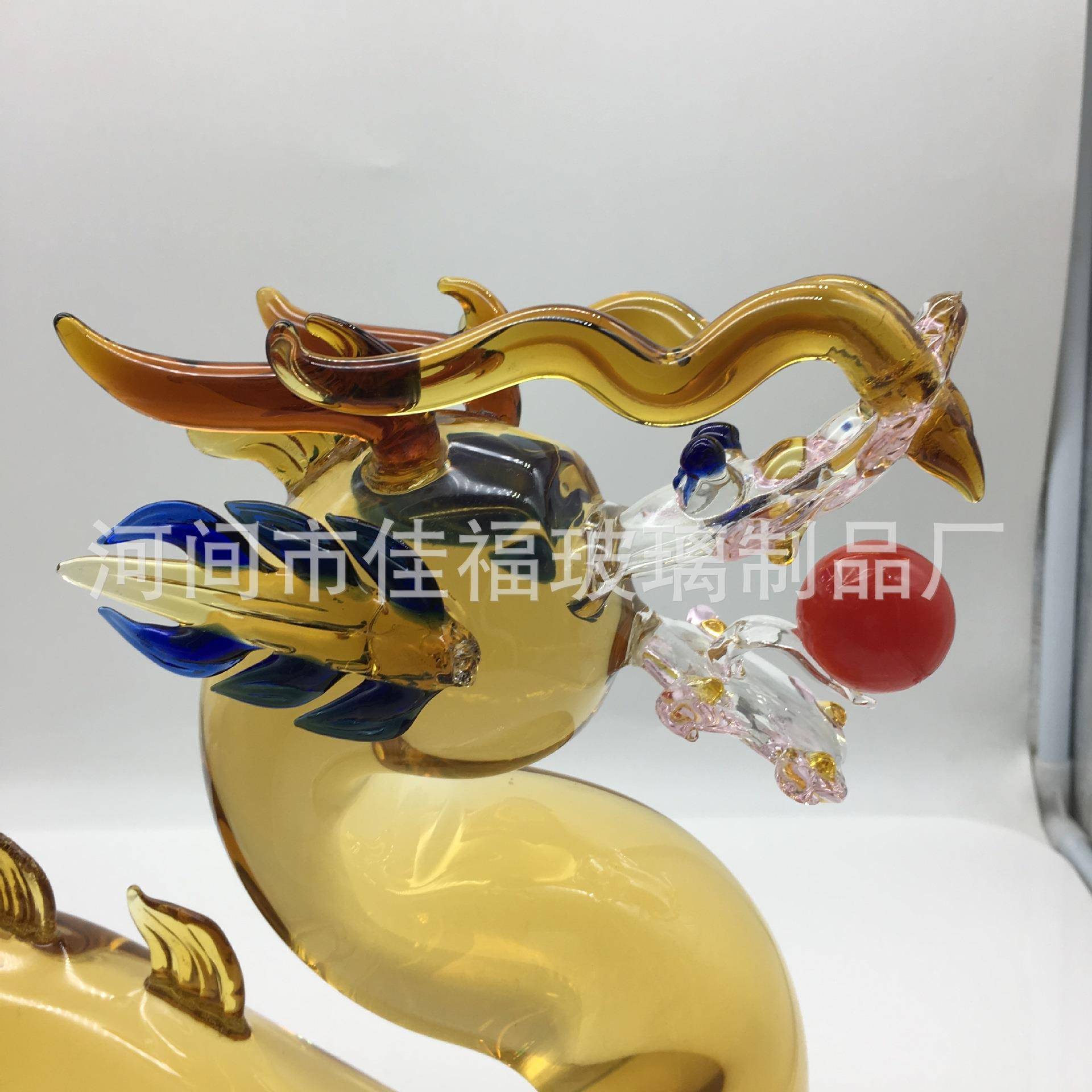 2硼QTI斤工艺酒瓶空心龙动物酒瓶龙酒瓶玻酒璃瓶高硅瓶彩龙生肖装