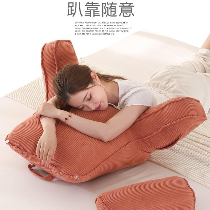 V5O床头靠大靠枕背垫软411包沙发颈护腰飘窗台靠垫孕妇喂护奶床上