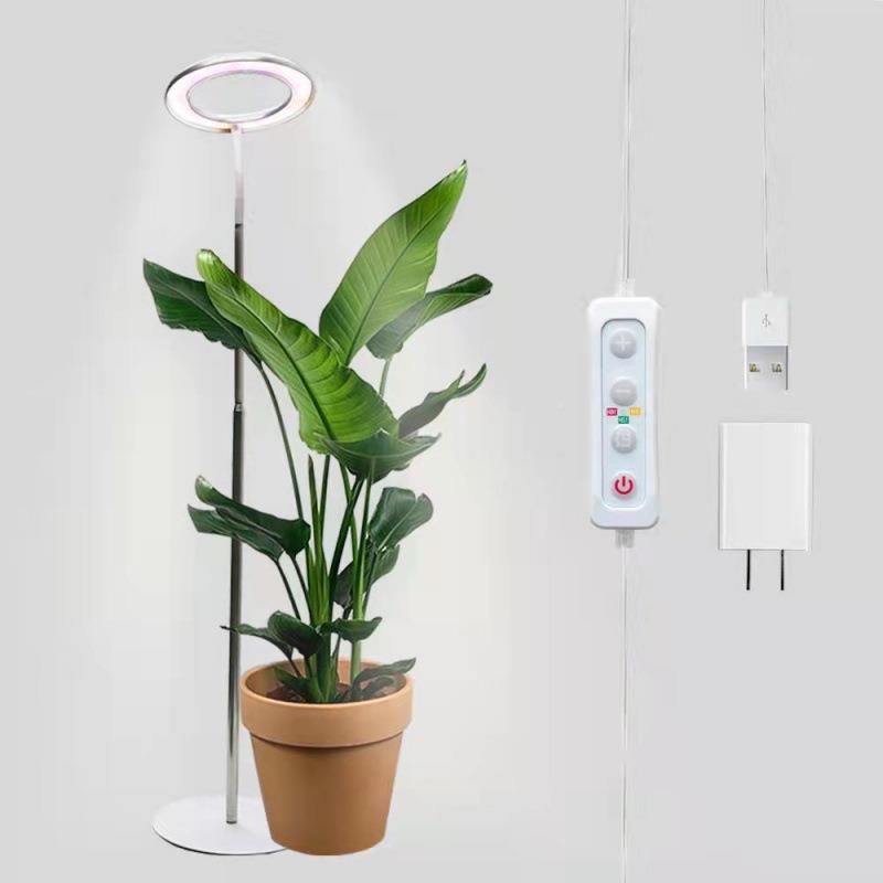 光环led植物太阳长灯全光谱1L绿ED阳多肉植落台地室内生植物补光