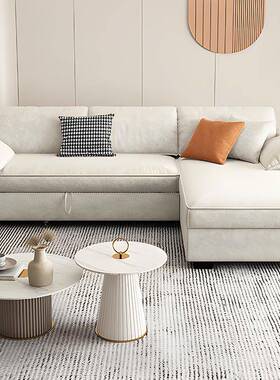 科技布大能象户耳朵多功两可49487用客厅贵妃小型沙发新款变床储