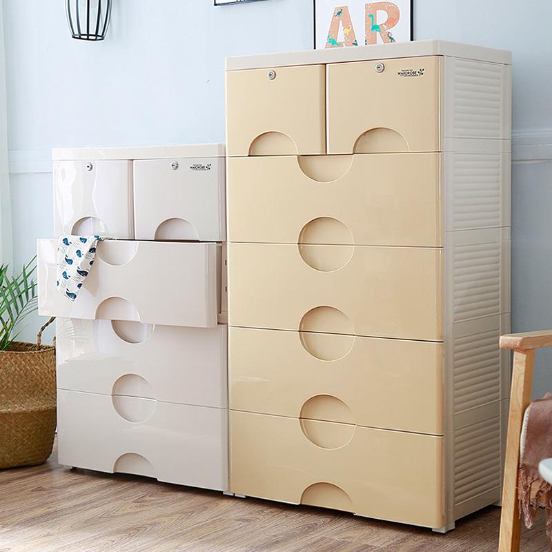 6000000面多层抽屉式纳柜简收易童储物柜宝宝儿衣服整理宽柜五斗