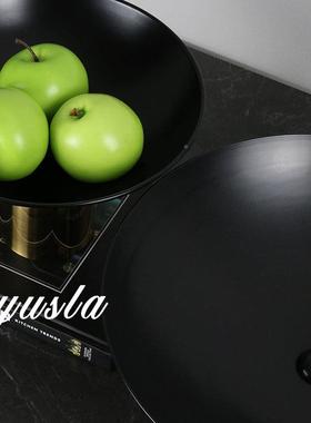 水盘XOX果盘干果托样板间餐厅吧台客饰厅茶酒店别墅几软装品轻奢