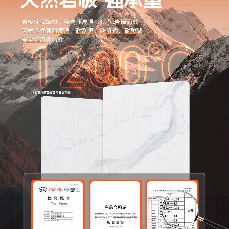地岩板厨房置落物ltao1010架餐边储物层微波炉多多功能收纳碗柜橱