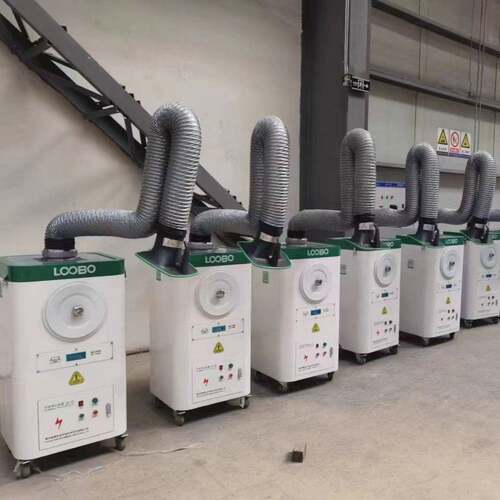 手接烟化尘净器路HRI博移动式焊工烟除尘焊器