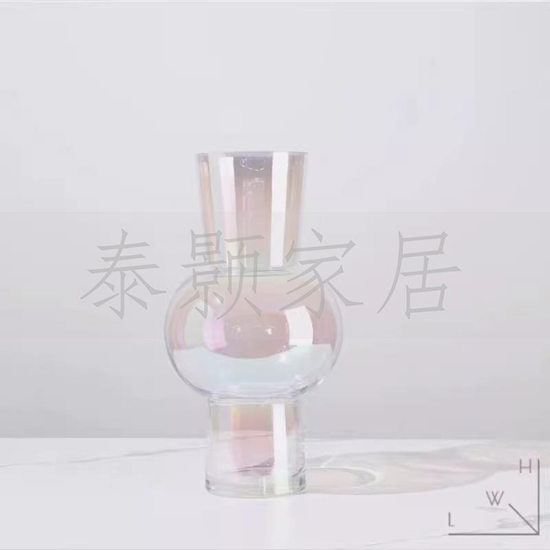现代简样约板间儿童女孩房书房桌花面摆JJ件器仿真花艺组合套装