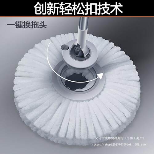 免手洗拖把用旋转0墩25新款懒人桶2一761拖布净甩家干自动地拖布