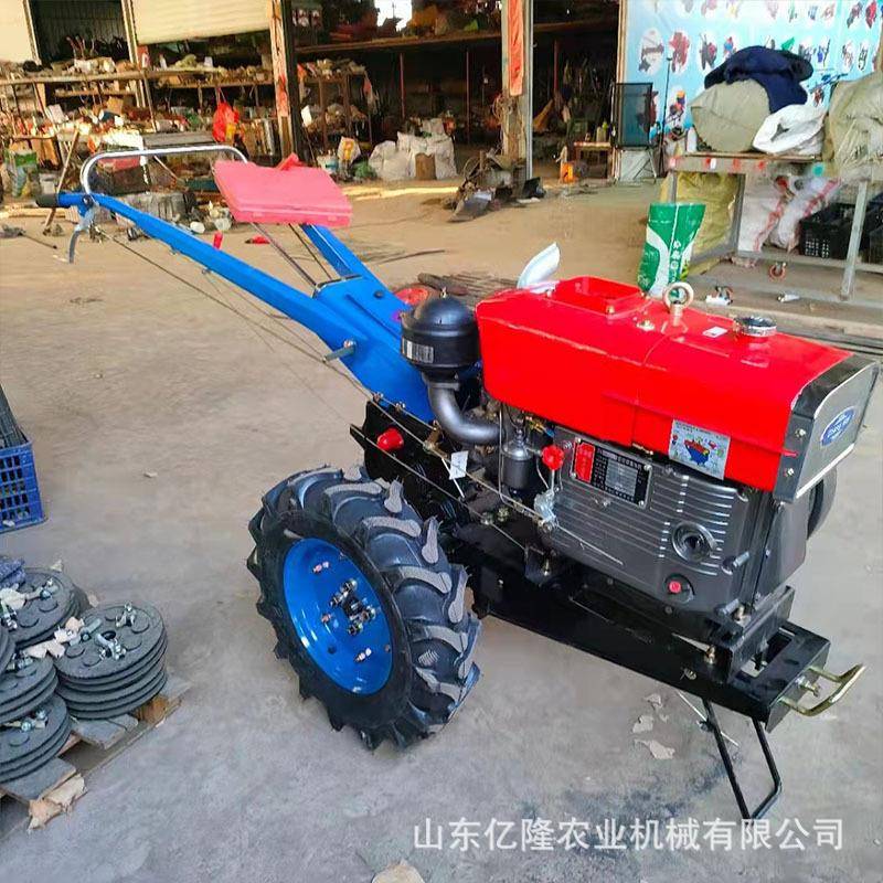 农609用手翻土土微耕机22马力松扶米拖拉机大豆玉播种施肥机
