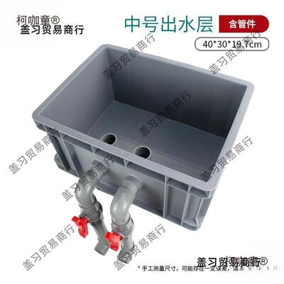 过滤水箱转箱EFL单层太滴流盒周溢流层中层底层分层箱过滤间盒加
