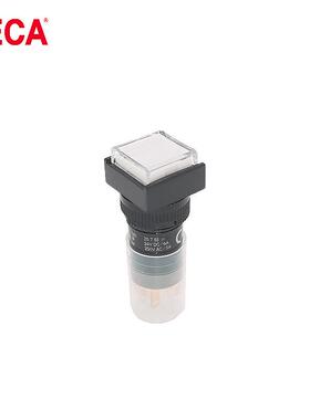 DECA进联按LQOC钮开O关P16LMS-1AB带灯自复116mm1N+1N原装现货