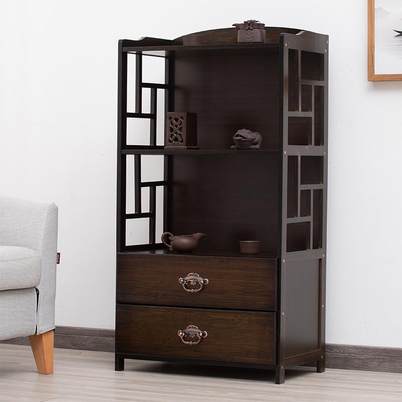 9C沙发几边几茶边茶几QW-58968客厅烧茶水边角柜置物桌实木茶水柜