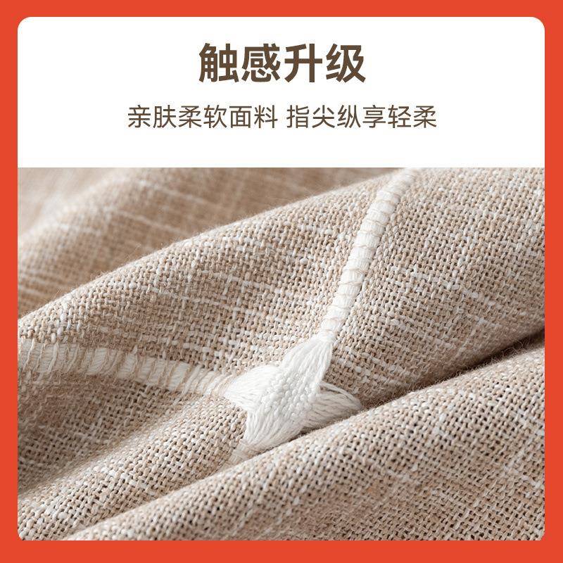 艺◇桌垫布棉麻布布餐桌Fh(h(x}$桌茶几书桌轻奢感新款台学生长方
