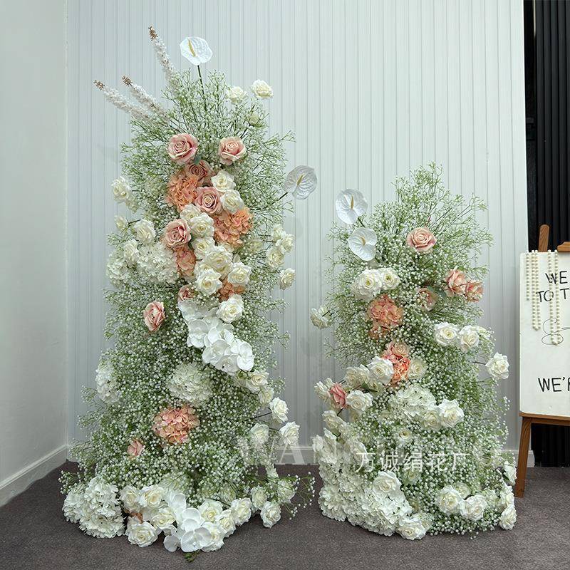 挂花装饰立柱拱门架婚礼景新款布置仪花排式背塔求婚蛋糕10064775
