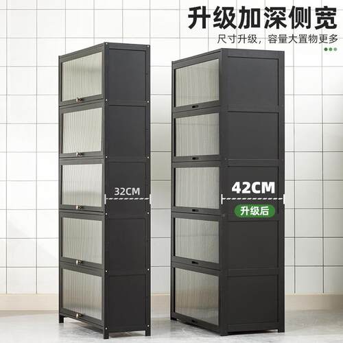 家厨房置物445DGNZW架子地多落功能多层纳架微波炉碗碟收用橱柜储
