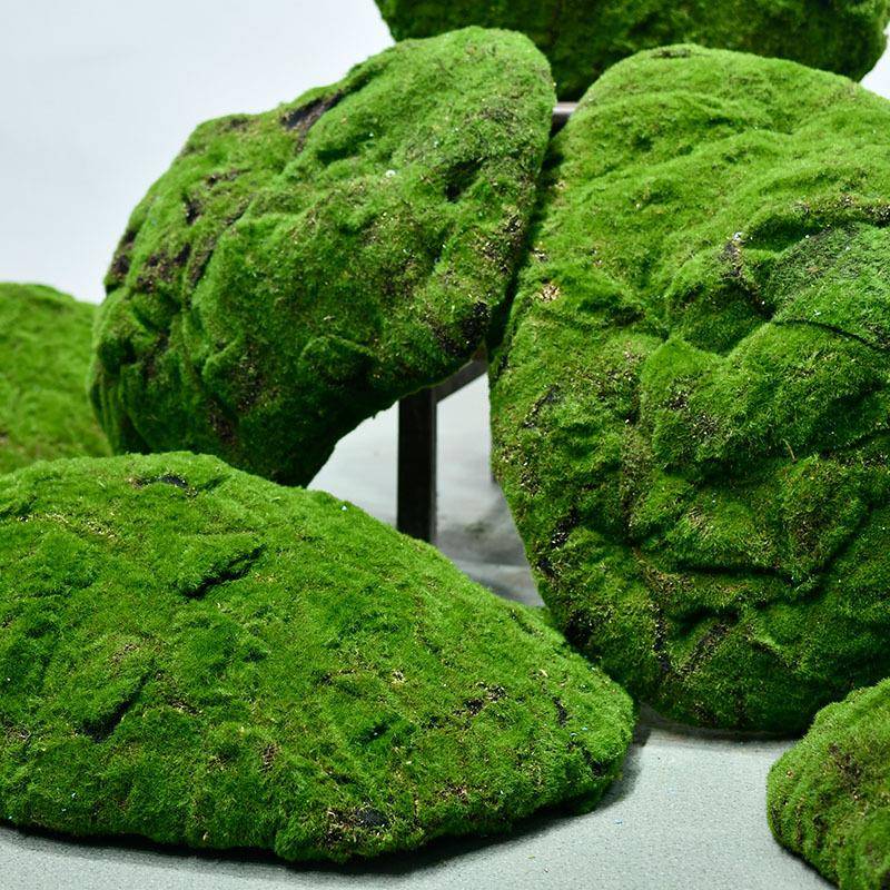 仿真苔藓青苔小草坪草皮包土坡山丘RJL装饰绿可绿植可插植多肉站