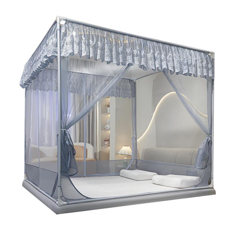 防摔蚊帐家用205新款卧室底婴儿防止全掉床儿童F98J89T6全罩式T型