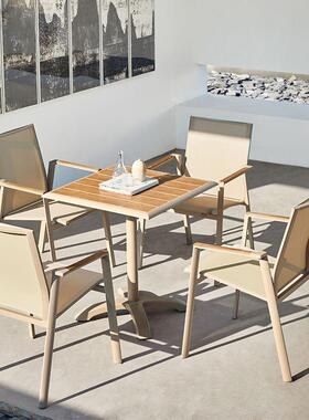 外网布椅组桌合简约院别墅室外露天花园民宿防水LWP庭防晒休闲户