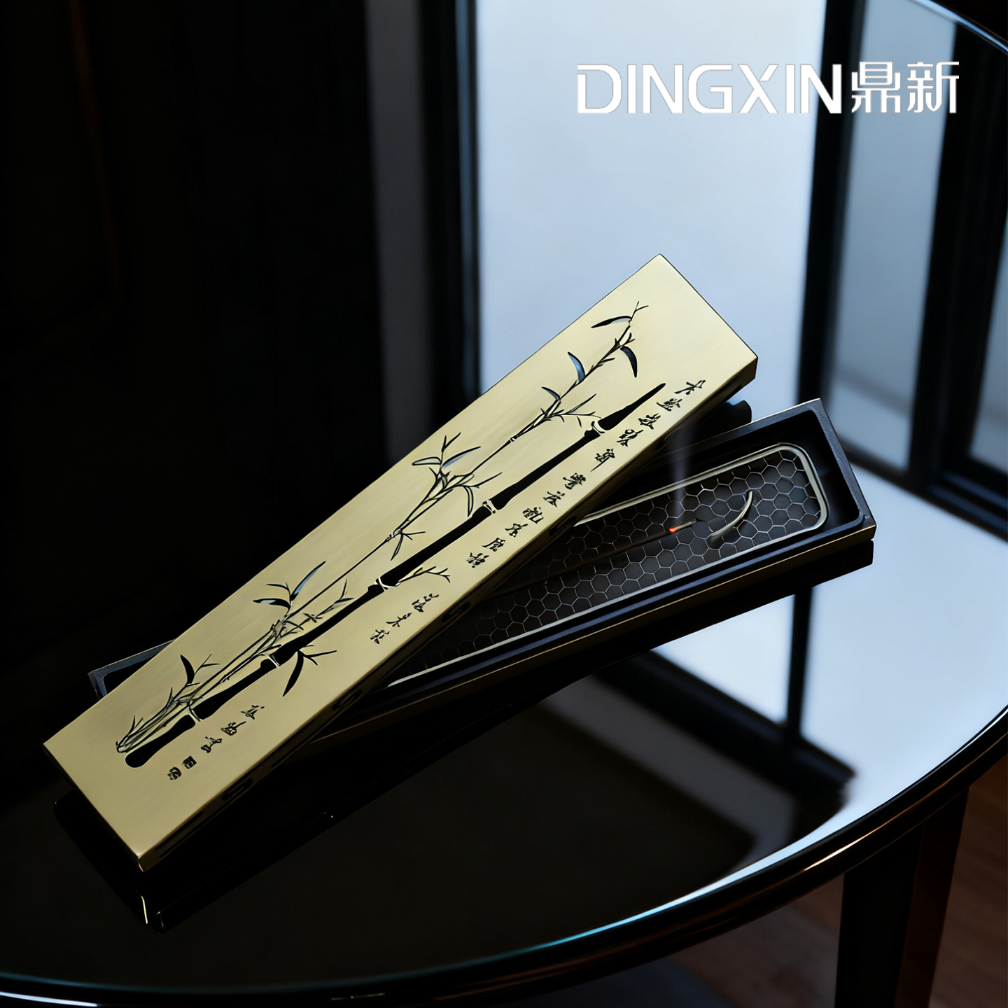 Assemble｜全铜仿古沉香香炉卧香炉室内中式线香香插黄铜摆件