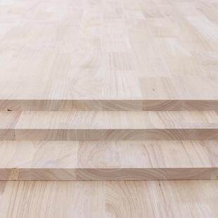 厂工直供橡胶木指实接单面无结巴ABMQM级E家具0级木板家装板材