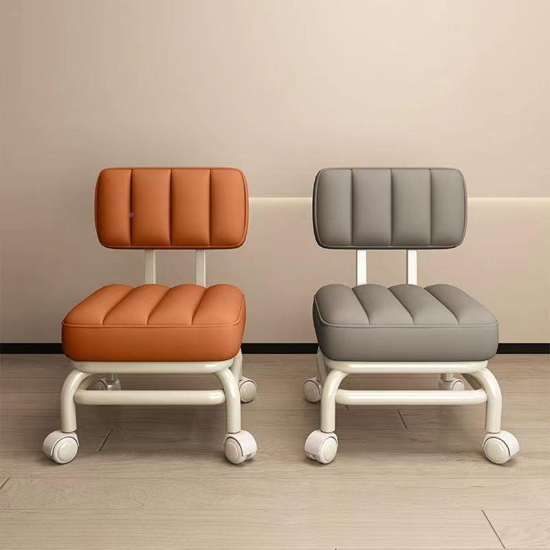 缝网红小凳子家靠背童万向轮16现代简用约沙发凳美儿学步凳滑轮矮