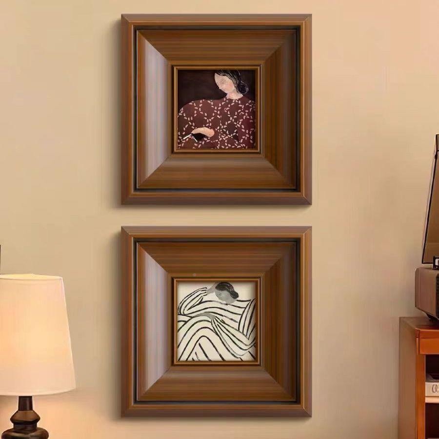 室法式小众艺术北客厅中装饰画欧复古古风玄关卧走廊人物BJR肖像