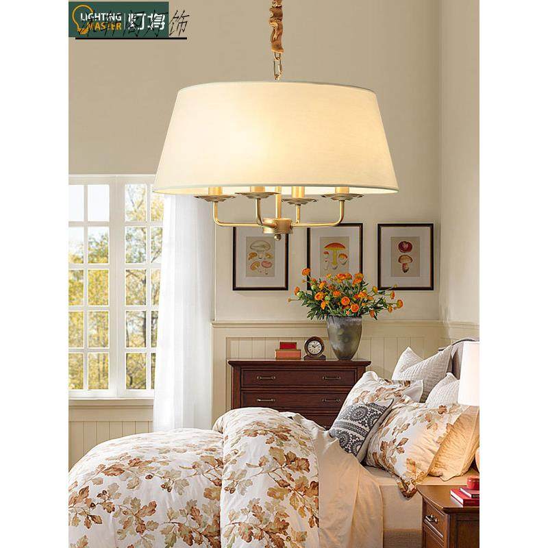 灯D-812A将美式餐艺厅吊灯北欧房吧台简约创意客厅灯室书铁饭卧厅