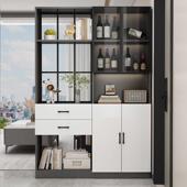 玄关柜屏风断新965对款 柜一体门 客厅入户正门遮挡轻奢厅置物架鞋