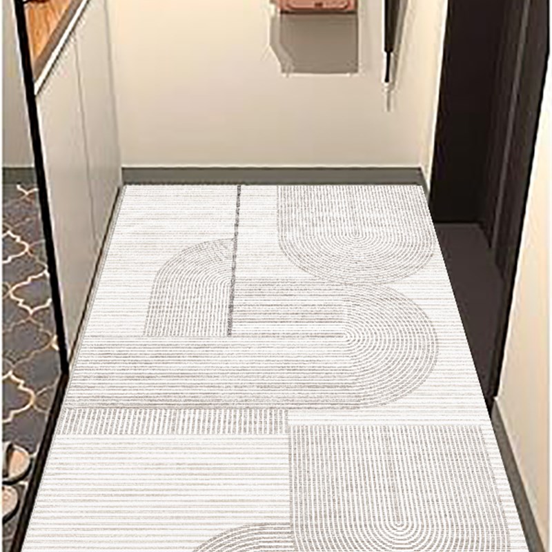 超薄1mm入户进门地垫PVC轻奢防水可擦免洗皮革地毯pu简约玄关脚垫