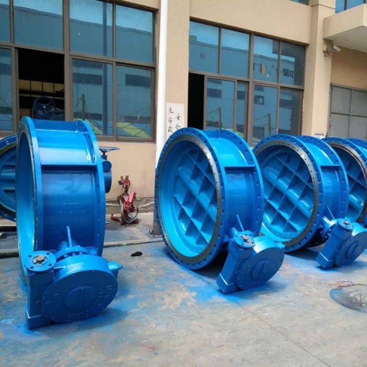 D343H金属硬密封蝶阀 涡轮蝶阀 三偏心硬密封法兰蝶阀.