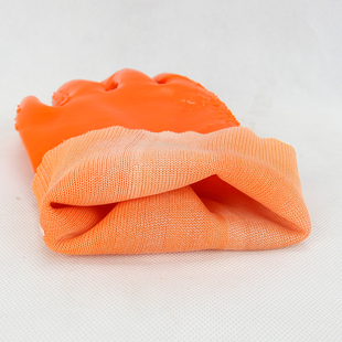 舒耐特807全浸塑杀鱼劳保手套工业加厚橡胶止滑防水防油耐酸碱男